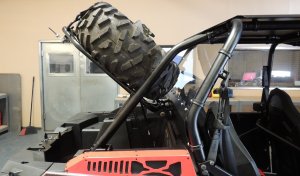Bed Lift Spare Tire Mount 2014-2019 RZR XP 1000 & Turbo
