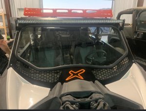 Can Am X3 Windshield - Stock Cage